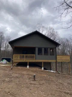 home in progress without siding